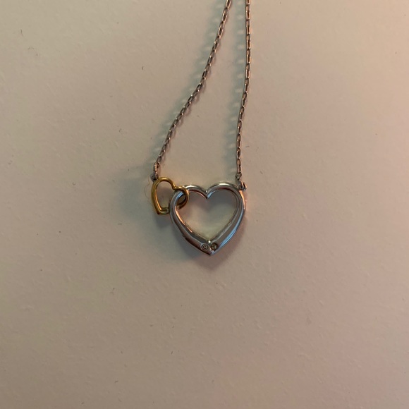 Swarovski double heart necklace - Picture 3 of 3